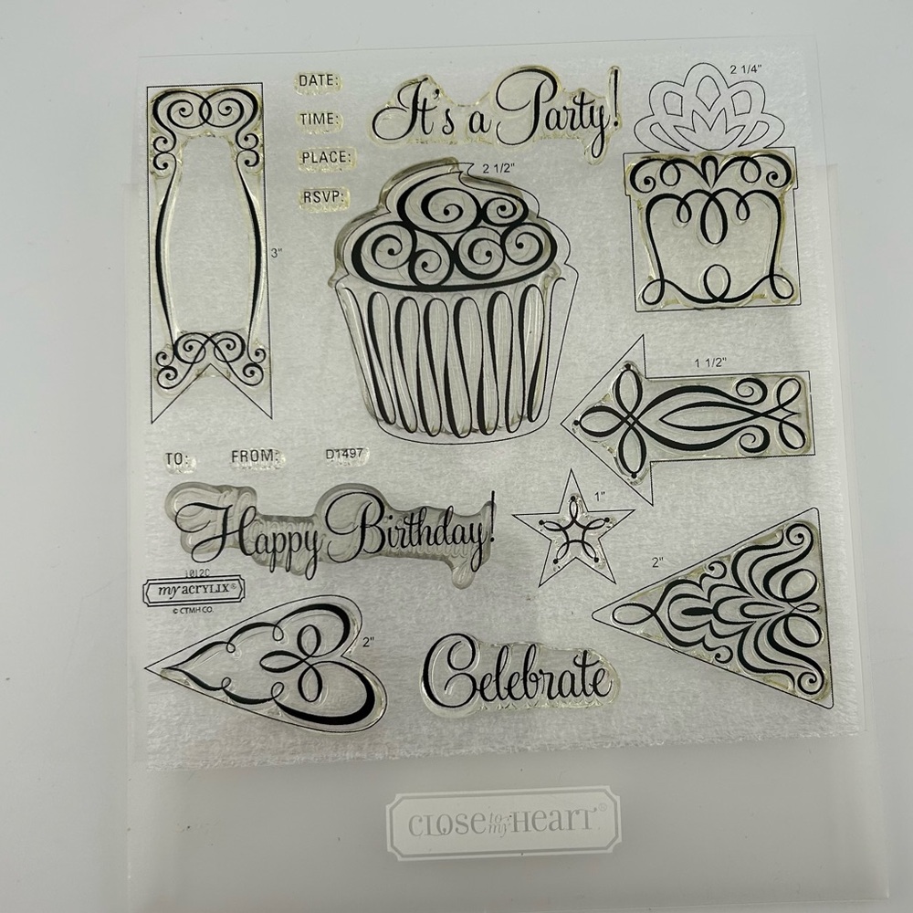 Close to my Heart  « Celebration » D1497 Stamp set